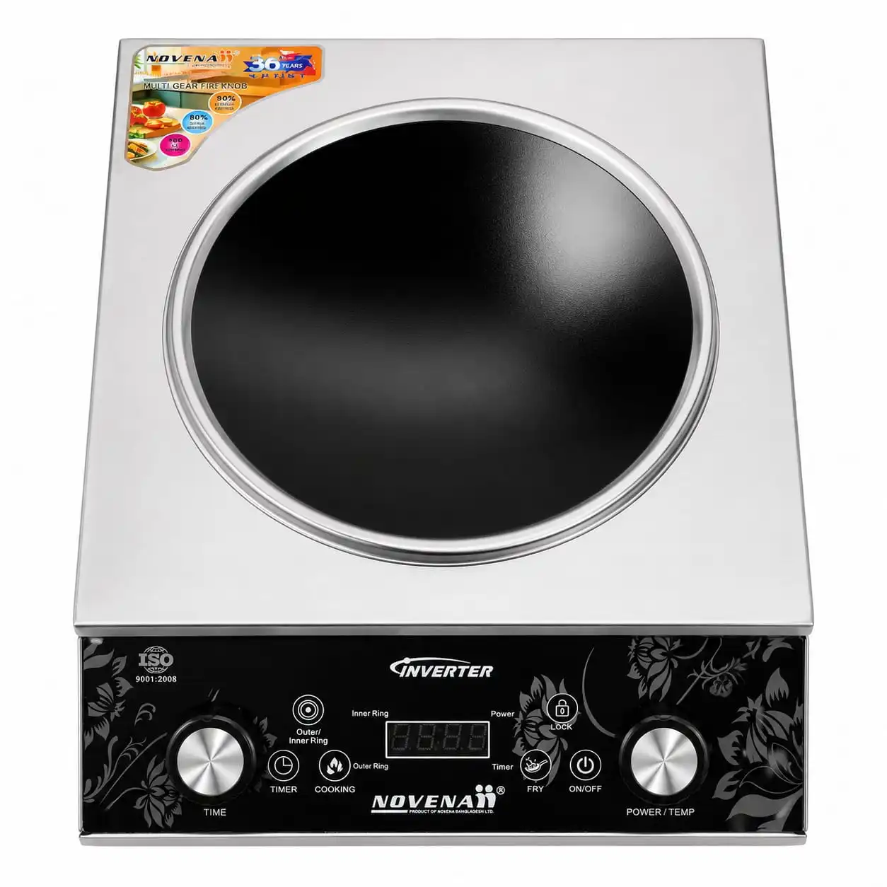 IMG-20260621-WA0049.jpg Novena Infrared Cooker NIFC-2200D deep multi Cooker | 3000W Inverter Tech-FULL SS - Image 1