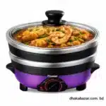 Prestige 1800W Electric Multi Cooker with Inverter Technology (6 Liter, 4 Pot)